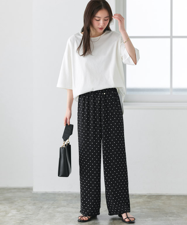 167cm / 花柄 / アイボリー / M