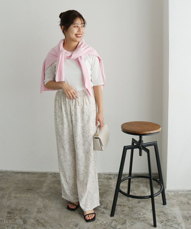 150cm / 花柄 / アイボリー / PM