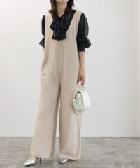 ペアスキンVネックオールインワン