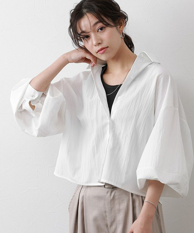 167cm / ブラック / クルーネック / M