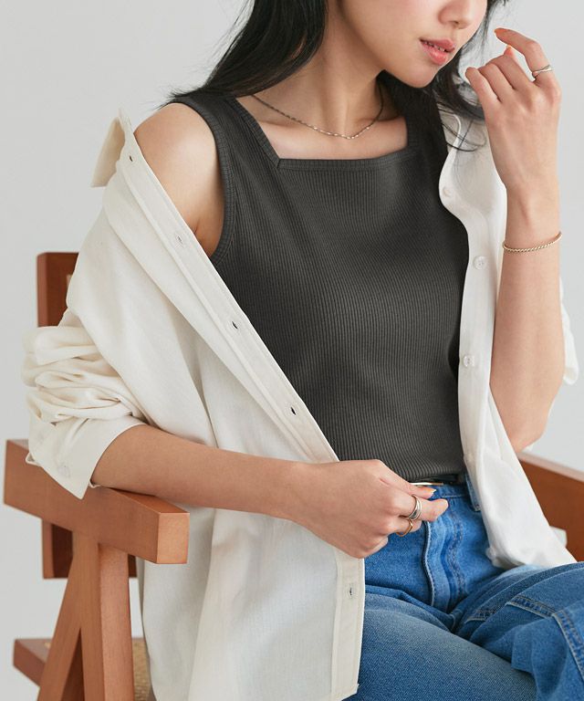 167cm / ネイビー / クルーネック / M