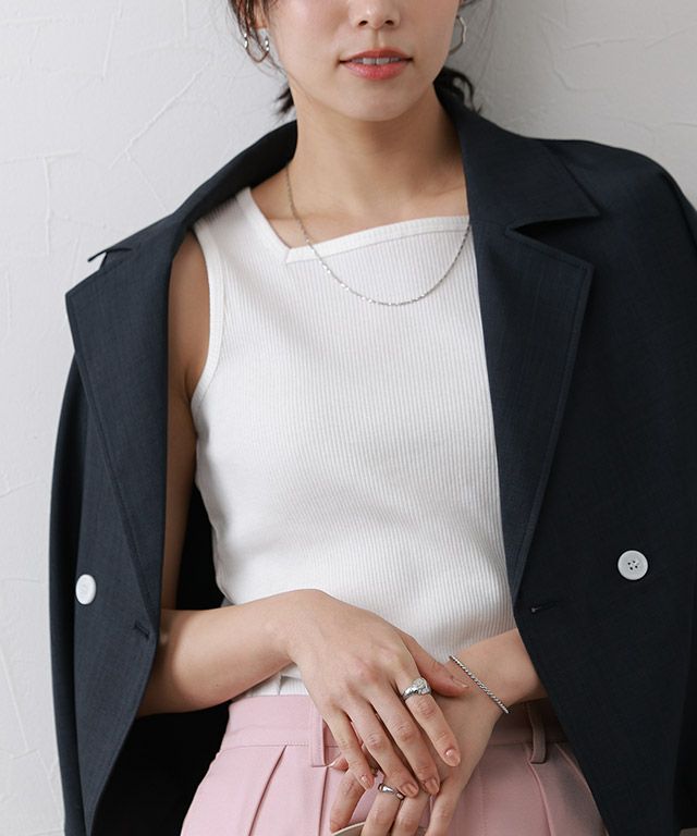 166cm / サンドベージュ / クルーネック / M