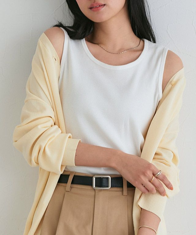 162cm / オフホワイト / クルーネック / M