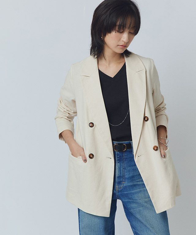 166cm / アイボリー / M