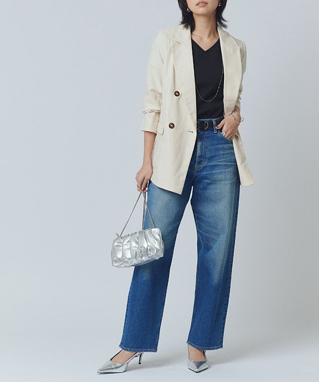 166cm / アイボリー / M