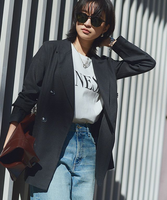 166cm / チャコール / M