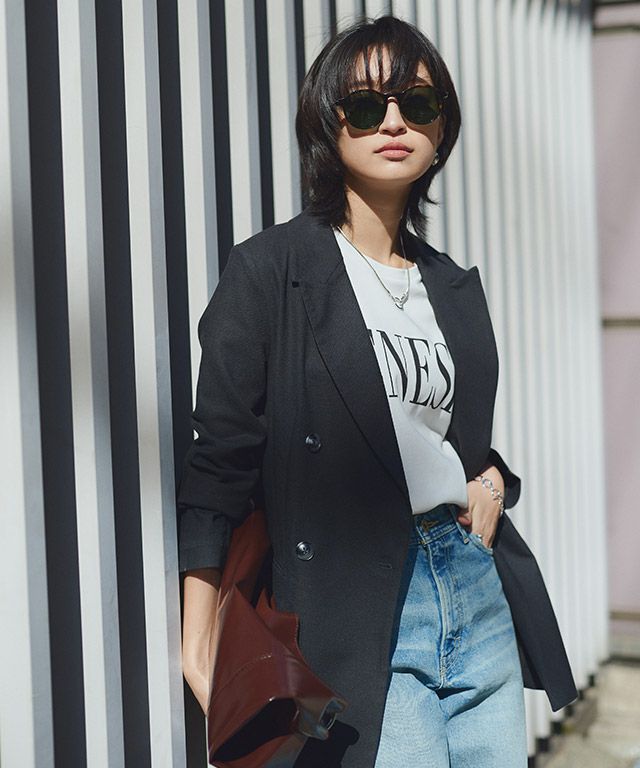 166cm / チャコール / M