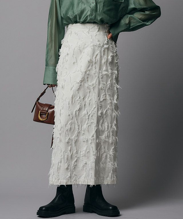 [RASW] フリンジIラインスカート