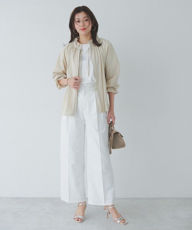 【国内即発】Dorothy Perkins☆Light Brown ハイウェスト パンツ ハイウエストタックワイドパンツ | 【公式】Pierrot（ピエロ