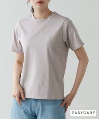 【イージーケア】刺繍ロゴTシャツ