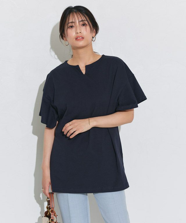 158cm / ネイビー / ロング丈 / M