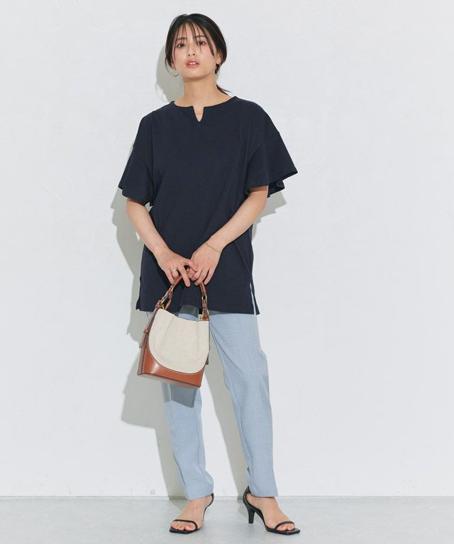 158cm / ネイビー / ロング丈 / M