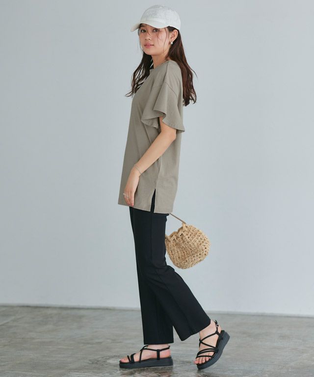 166cm / モカグレー / ロング丈 / M