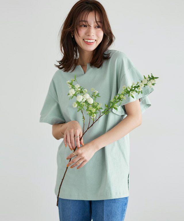 167cm / ミント / ロング丈 / M