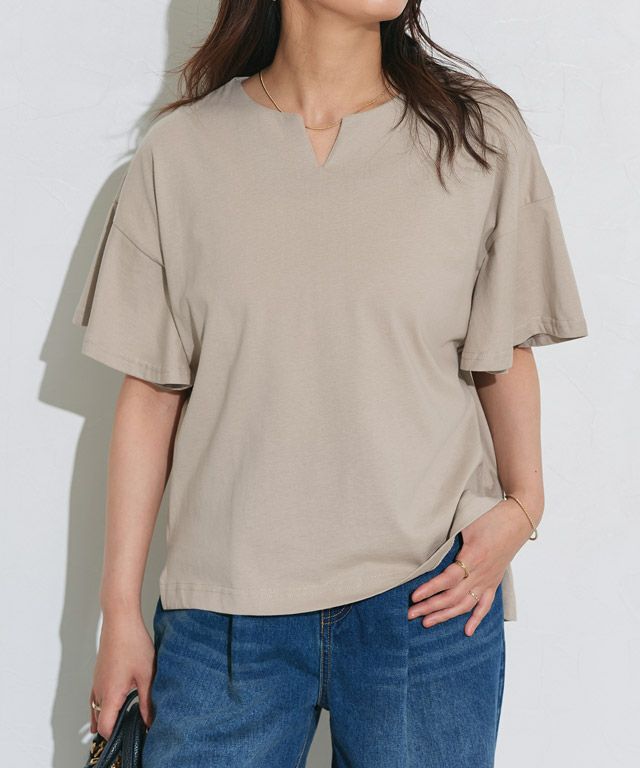 158cm / サンドベージュ / ミドル丈 / M