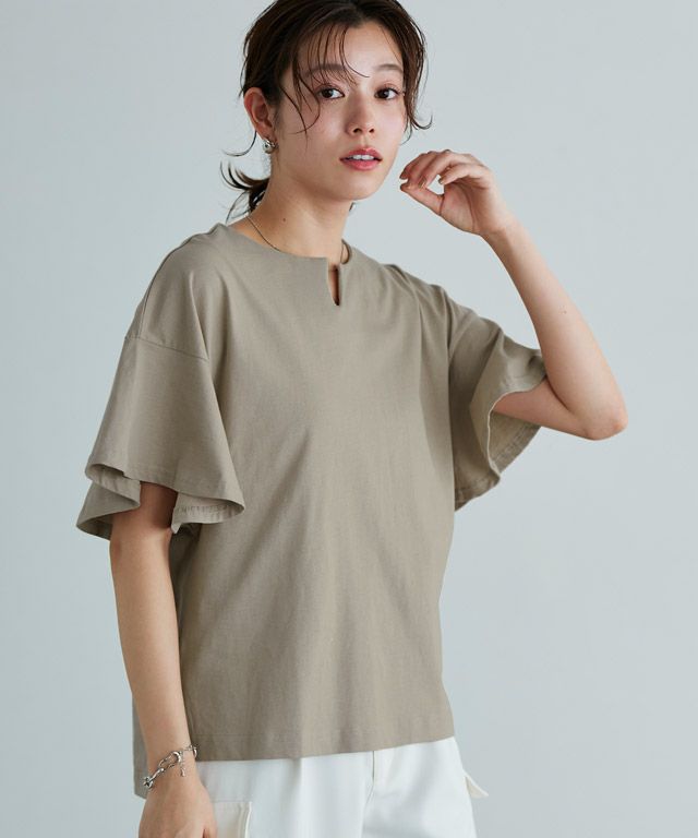 167cm / モカグレー / ミドル丈 / M