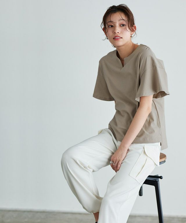 167cm / モカグレー / ミドル丈 / M