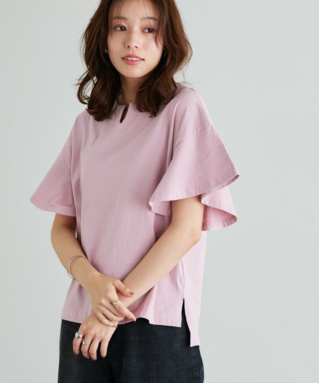 167cm / ライトピンク / ミドル丈 / M