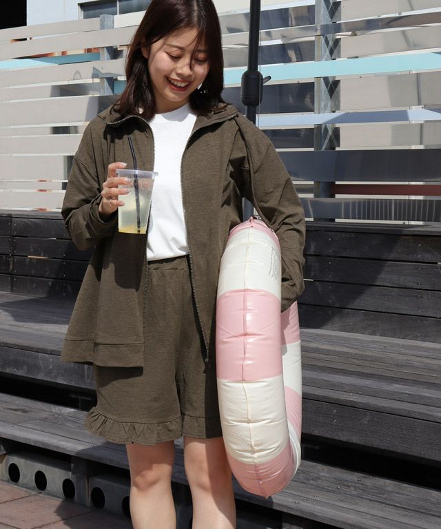 1度のみ着用美品テーラーメイド裾フリルショートパンツ遮熱UV速乾レディース 1度のみ着用美品テーラーメイド裾フリルショートパンツ遮熱UV速乾