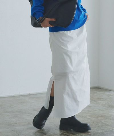 【おまとめ買いキャンペーン対象】[RASW]サイドタックストレッチスカート【スピード配送】 [送料無料]