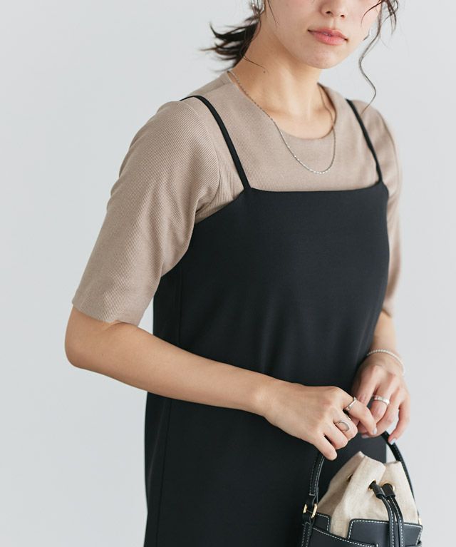 167cm / ライトベージュ / クルーネック / M