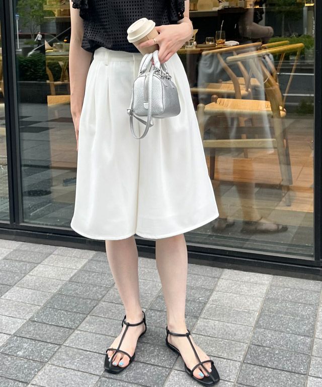 【PRADA】ハイウエスト フレア ショーツ関税込み SALE PRADA】ハイウエスト フレア ショーツ☆SALE中