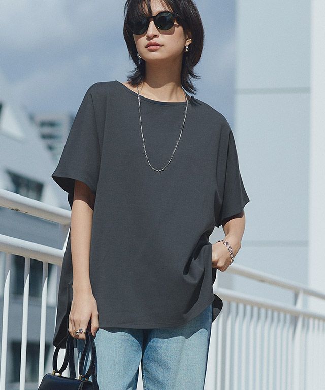 [RASW] コーマコットンオーバーTシャツ