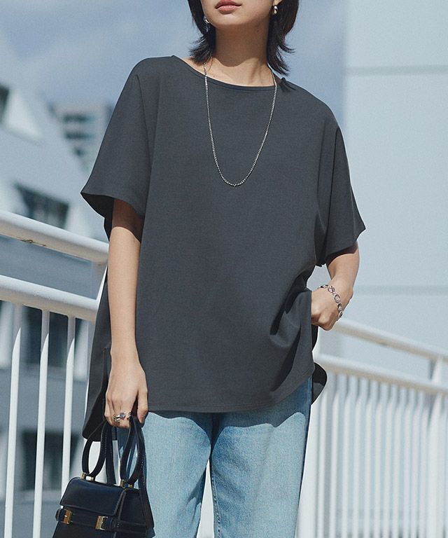 [RASW] コーマコットンオーバーTシャツ