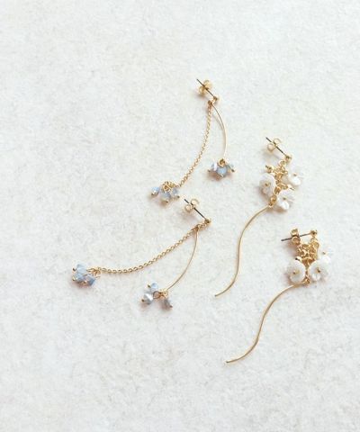 選べるデザインモチーフピアス ［Pierrot］【返品・交換不可】