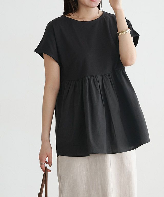 ドッキングヘムフレンチTシャツ