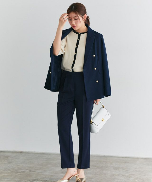 166cm / アイボリー×ブラック / M