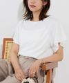 ひんやりシルキーフレアスリーブカットソー