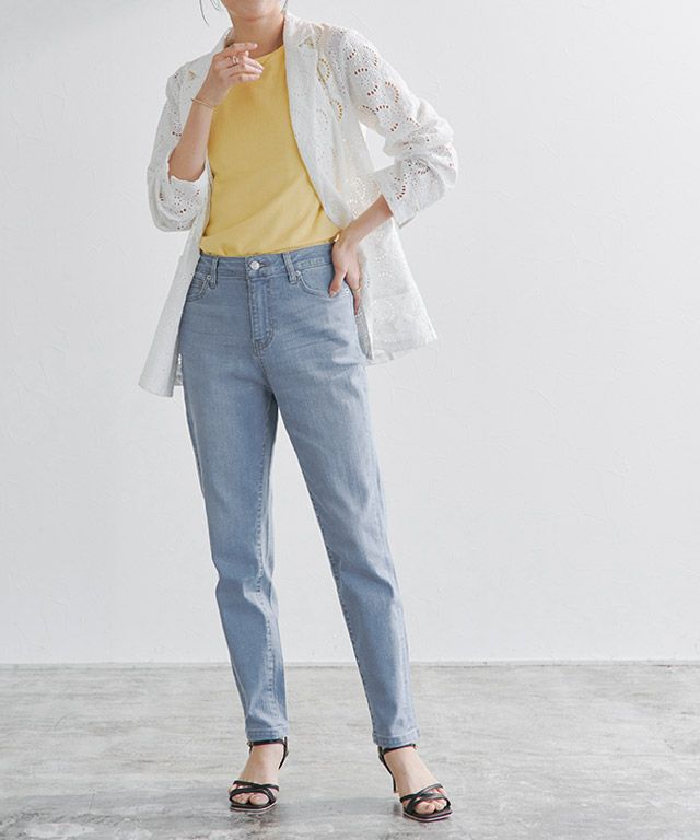 167cm / サックス / M