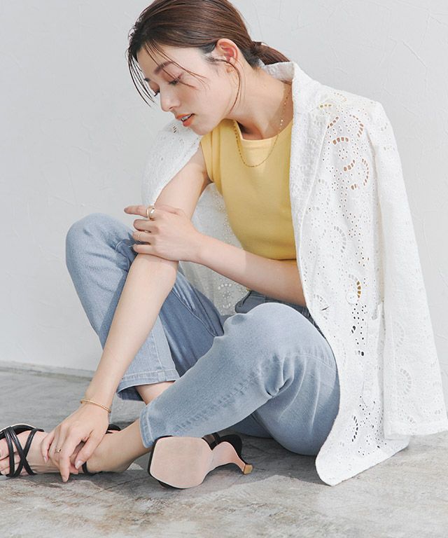 167cm / サックス / M