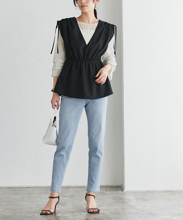 167cm / サックス / M