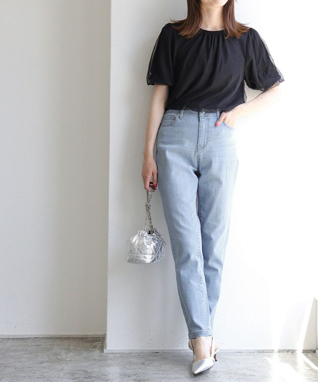 163cm / サックス / M