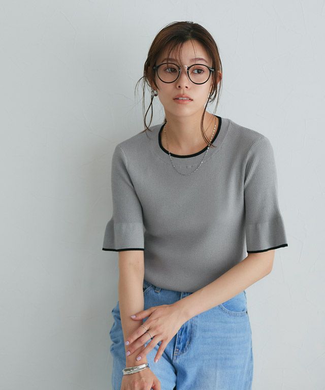 167cm / グレー×ブラック / M