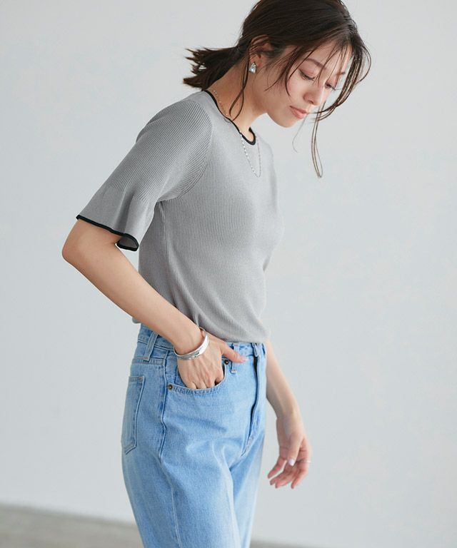 167cm / グレー×ブラック / M