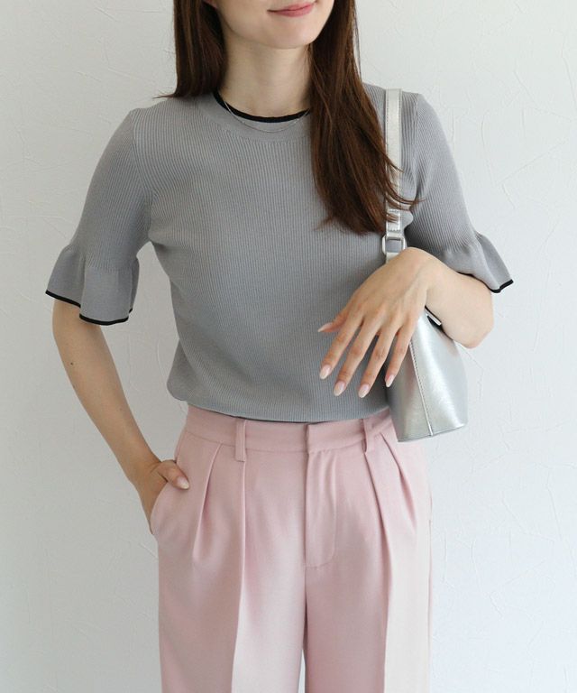 163cm / グレー×ブラック / M