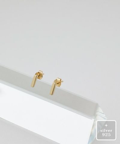 【silver925】オリジナルバーピアス ［Pierrot］【返品・交換不可】