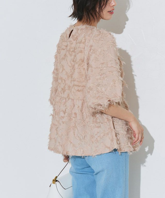 166cm / ピンクベージュ / M