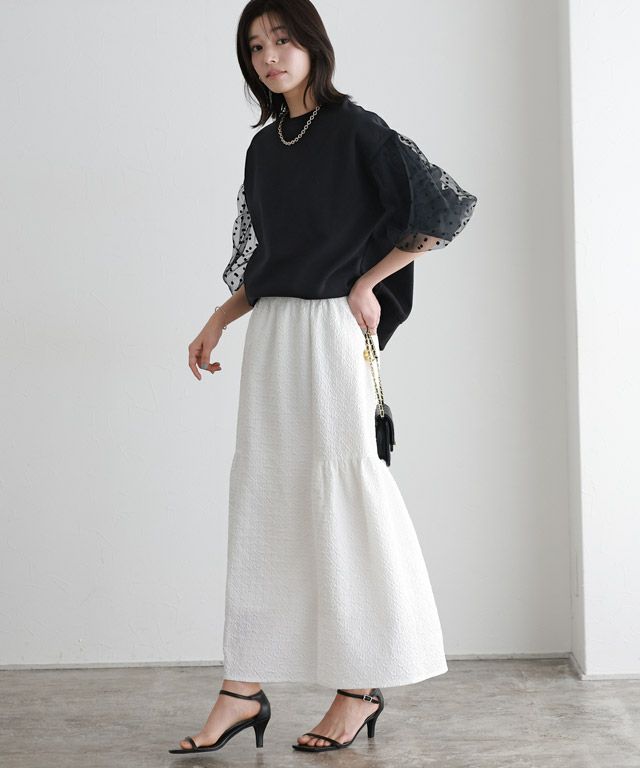 167cm / ブラック×ドット / M