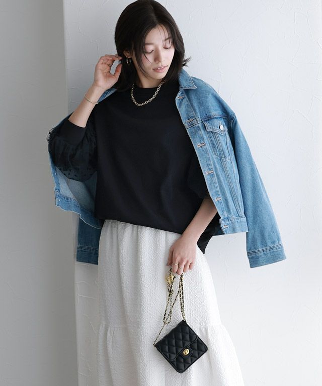 167cm / ブラック×ドット / M