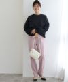 157cm / ブラック×ドット / M
