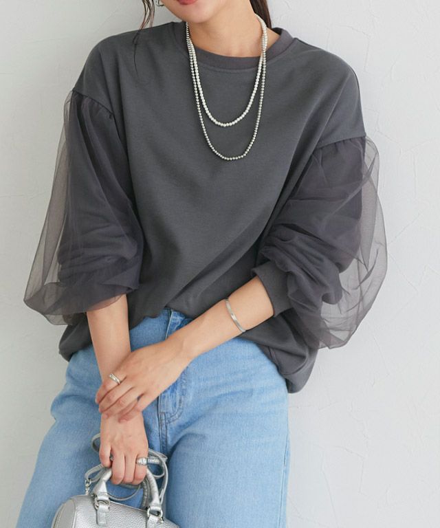 166cm / チャコール×チャコール / M