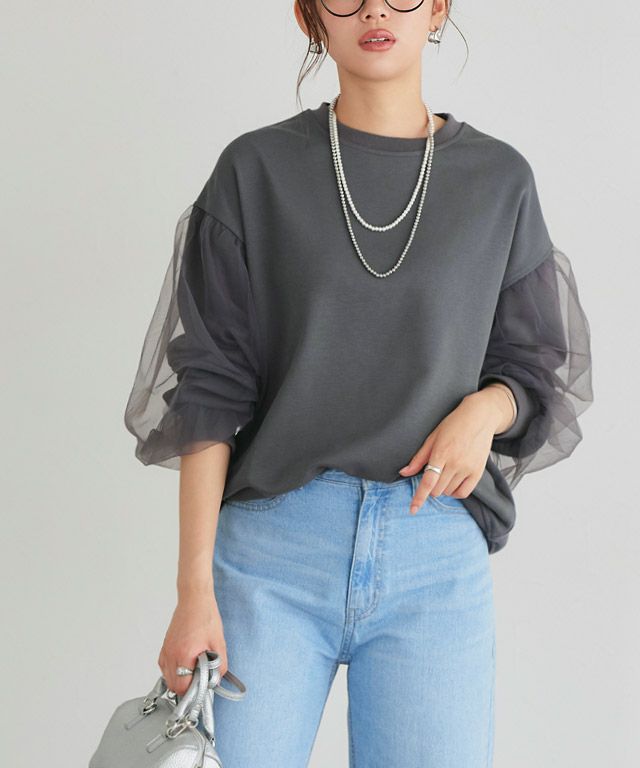 166cm / チャコール×チャコール / M