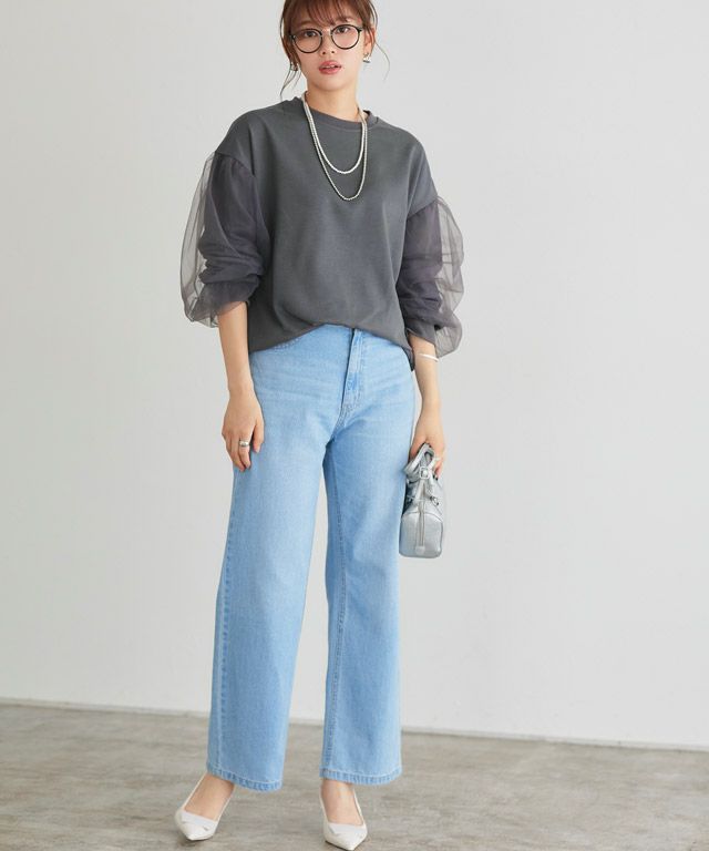 166cm / チャコール×チャコール / M