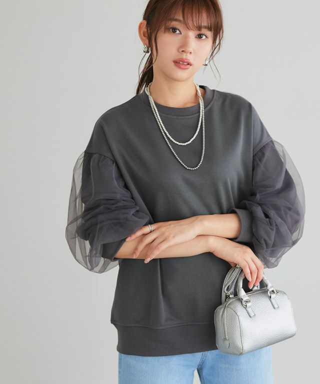 166cm / チャコール×チャコール / M