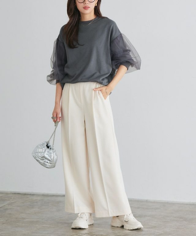 166cm / チャコール×チャコール / M