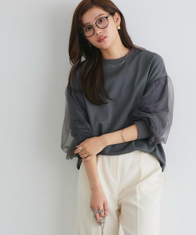 166cm / チャコール×チャコール / M